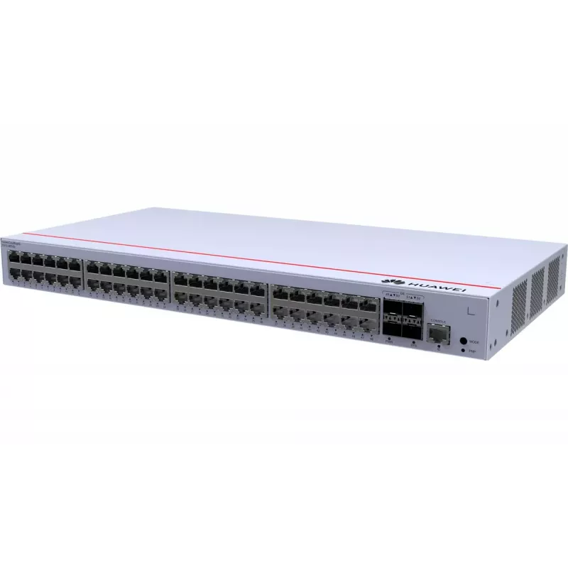 Switch HUAWEI CloudEngine S310-48T4S — 48x Gigabit Ethernet (10/100/1000), 1U, RJ-45 Konsole, grau