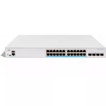 Netzwerk-Switch Cisco CATALYST 1300X 24 Port 2,5GE UPoE mit 4x10G SFP+ Uplinks (Modell C1300X-24MU-4X)
