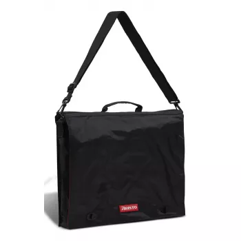 Handtasche/Umhängetasche Aristo AR7064 — Kunststoff, Schwarz, Rote Innenausstattung, Unisex