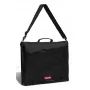 Handtasche/Umhängetasche Aristo AR7064 — Kunststoff, Schwarz, Rote Innenausstattung, Unisex