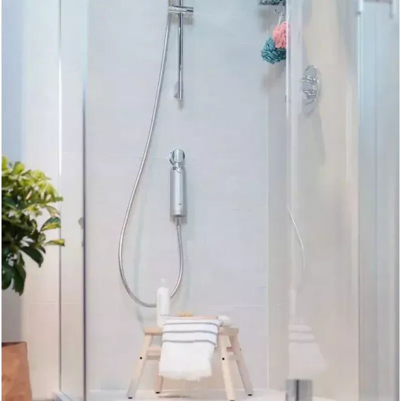 BWT Quick & Clean Anti-Kalk-Duschfiltersystem, weiß
