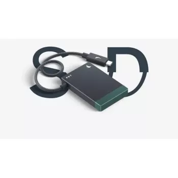 Kartenleser Angelbird PKT SD – kompakter, tragbarer SD/microSD-Leser, Modell SDCRPKT