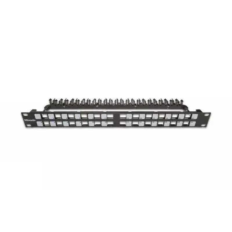 Patch Panel 1U Wirewin WKS PANEL 24 Schwarz