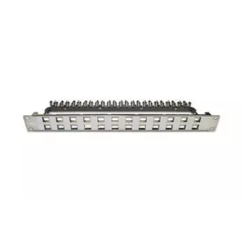 Patch Panel 1U Wirewin WKS PANEL 24 NICKEL schlank