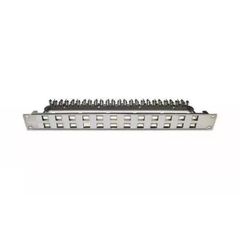 Patch Panel 1U Wirewin WKS PANEL 24 NICKEL schlank