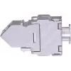 Keystone-Modul Wirewin WKS JACK KAT6A STP 45 abgewinkelt Silver