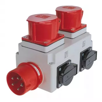 Stromverteilungseinheit Holzmann ALA1_400V 2 AC-Ausgänge 230–400V