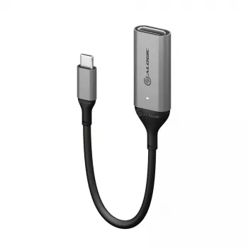 ALOGIC 15cm Ultra USB-C Stecker auf DP Buchse Adapter 4K 60Hz