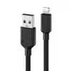 Mobiltelefonkabel ALOGIC ELPA8P02-BK Schwarz 2 m USB A Lightning