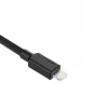 Mobiltelefonkabel ALOGIC ELPA8P02-BK Schwarz 2 m USB A Lightning
