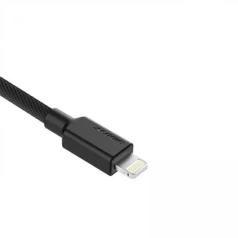 Mobiltelefonkabel ALOGIC ELPA8P02-BK Schwarz 2 m USB A Lightning