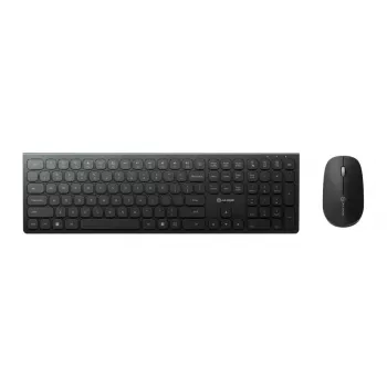 Tastatur-Maus-Set ALOGIC ASKBT3WC — Full-Size RF Wireless + Bluetooth, Schwarz