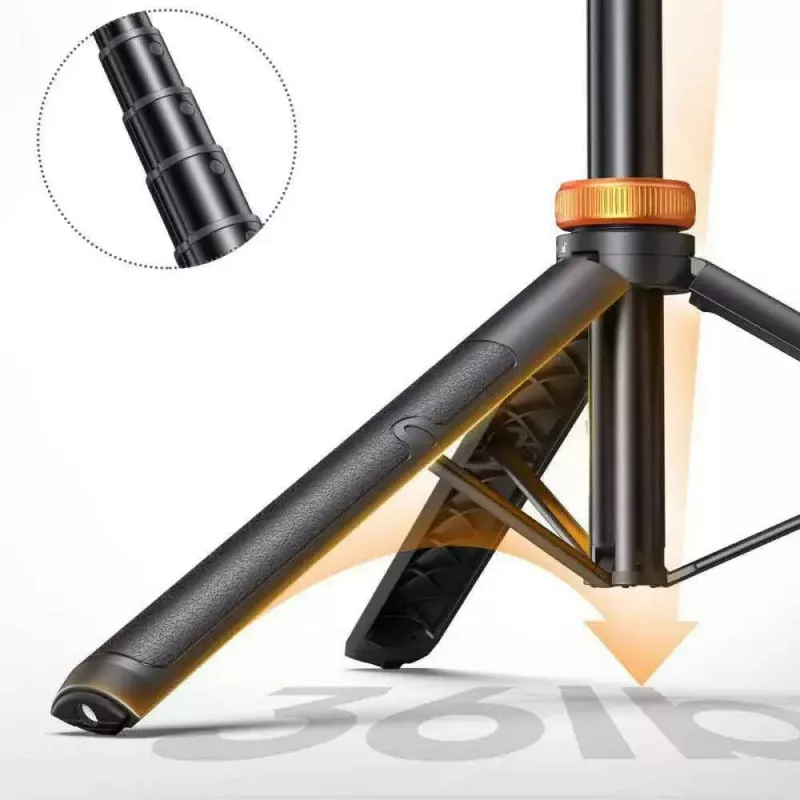 Selfie-Stick-Stativ Tech‑Protect L035 — verstellbare Höhe, leichter tragbarer Halter