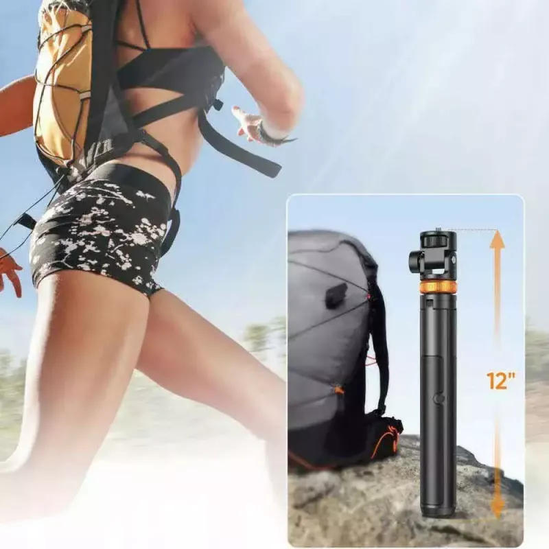 Selfie-Stick-Stativ Tech‑Protect L035 — verstellbare Höhe, leichter tragbarer Halter
