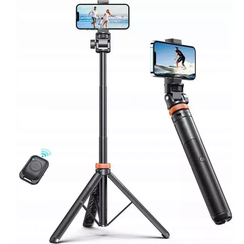 Selfie-Stick-Stativ Tech‑Protect L035 — verstellbare Höhe, leichter tragbarer Halter