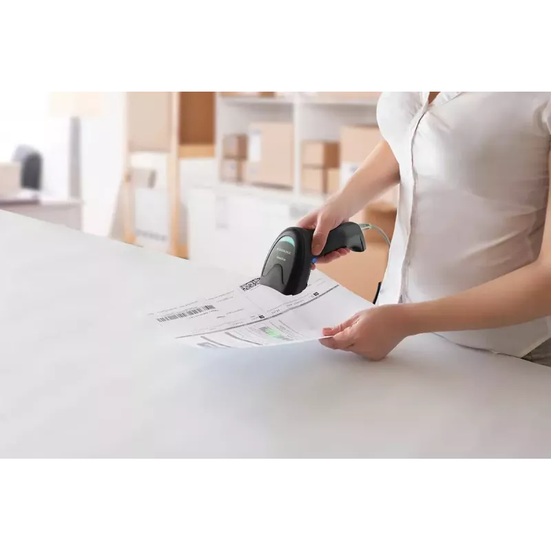 Handheld-Barcodeleser Datalogic QD2220-BK 1D LED Kabelgebunden Schwarz