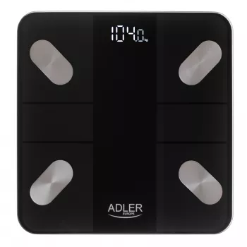Adler Smart Bathroom Scale AD 8186b Auto power off Body fat analysis Body Mass Index (BMI) measuring Bone mass analysis Maximum weight (capacity) 180 kg Memory function Multiple us