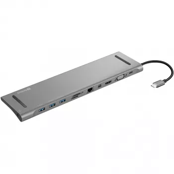 SANDBERG USB-C Dockingstation HDMI DP VGA SD USB USB-C