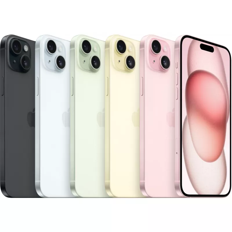 Apple iPhone 15 Plus – 5G-Smartphone – Dual-SIM / Interner Speicher 128 GB – OLED-Display – 6,7