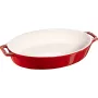 Staub Ovale Keramikplatte - 2,3 l, Rot