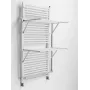 ARREDAMENTI KLAUS Wäscheständer für Heizkörper - 89 x 68 cm, Weiß
