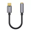 Baseus L54 Audio-Adapter USB-C + Miniklinke 3,5 mm (Schwarz+Grau)