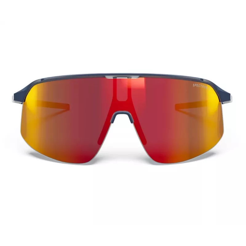 Sonnenbrille Density - mattblau / weiß / rot | Spectron 3 Ml Red