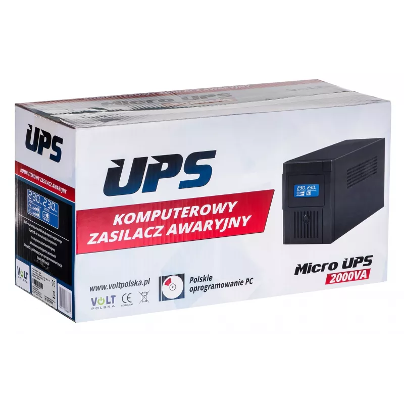 USV Unterbrechungsfreie Stromversorgung Volt Polska Micro 2000VA 1200W