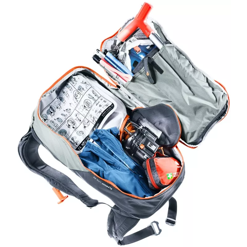 Deuter Alproof Lite 22 zinn/schwarz – Lawinenrucksack
