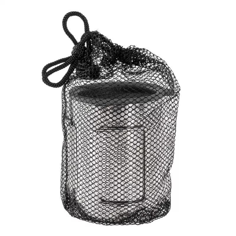 Helikon Thermobecher mit Deckel 250 ml Silber, Schwarz