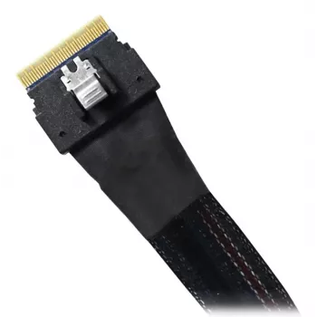 ICY DOCK - SlimSAS 8i SFF-8654 auf 2x SlimSAS 4i SFF-8654 Kabel - 0,5M