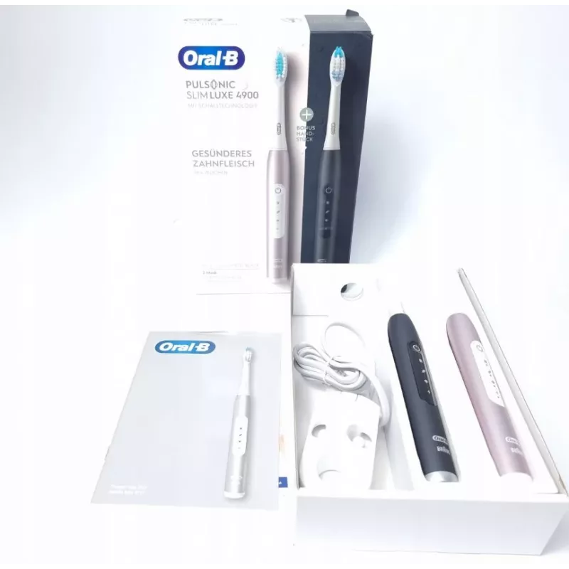 Oral-B Pulsonic SlimLuxe 4900 elektrische Zahnbürste Doppelpack