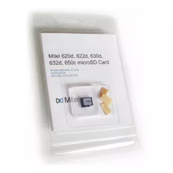DeTeWe Mitel - Flash-Speicherkarte - 2 GB - microSD - für Mitel 620d, 630d (87-00003AAA-A)