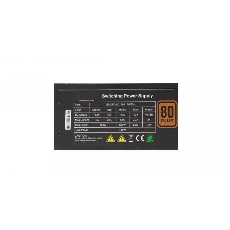 Cian Technology GmbH Cian INCA 80+ GOLD-NETZTEIL 80 PLUS 750 W