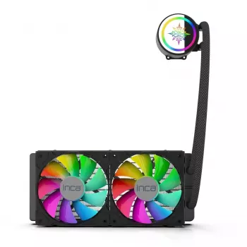 INCA ISS-02XN CPU LIQUID Cooler 2 x 120 mm PWM-Lüfter