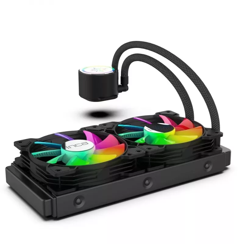 INCA ISS-02XN CPU LIQUID Cooler 2 x 120 mm PWM-Lüfter