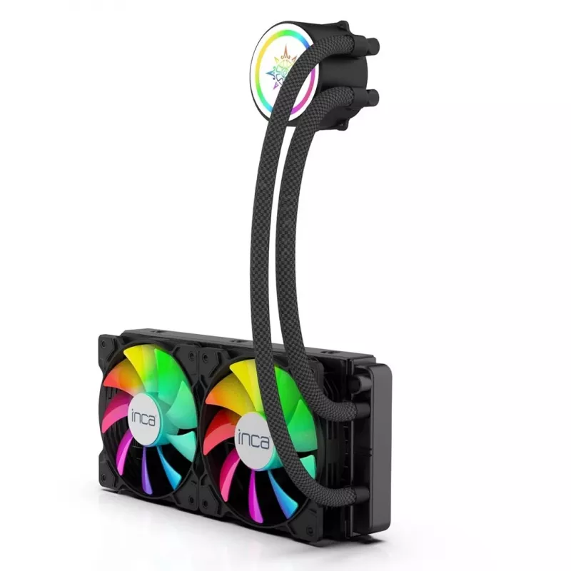INCA ISS-02XN CPU LIQUID Cooler 2 x 120 mm PWM-Lüfter