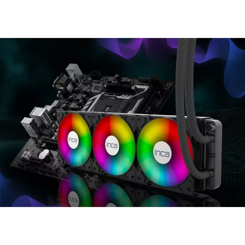 INCA ISS-03XN CPU LIQUID Cooler 3 x 120 mm PWM-Lüfter