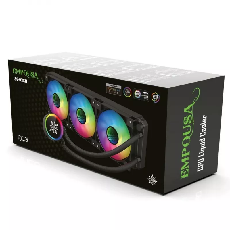 INCA ISS-03XN CPU LIQUID Cooler 3 x 120 mm PWM-Lüfter