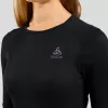 Odlo BL TOP Rundhalsausschnitt l/s ACTIVE WARM ECO Damen-T-Shirt, Größe S, schwarz