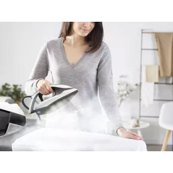 Tefal Express Power SV8130 2800 W 1,8 L Durilium AirGlide Autoclean-Bügelsohle Schwarz, Weiß