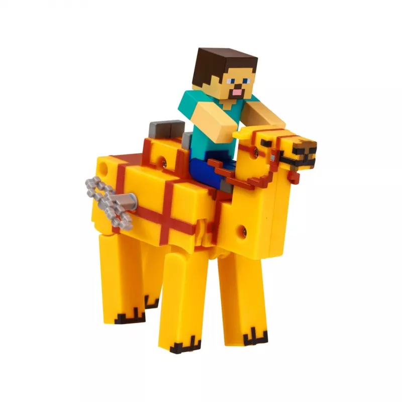 Minecraft S2 3D Aufzieh-Spielzeug – Steve & Kamel