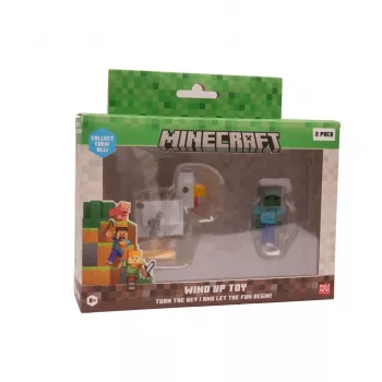 Minecraft S2 3D Aufzieh-Spielzeug - Huhn & Reiter