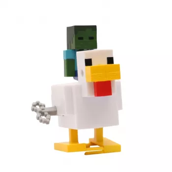 Minecraft S2 3D Aufzieh-Spielzeug - Huhn & Reiter