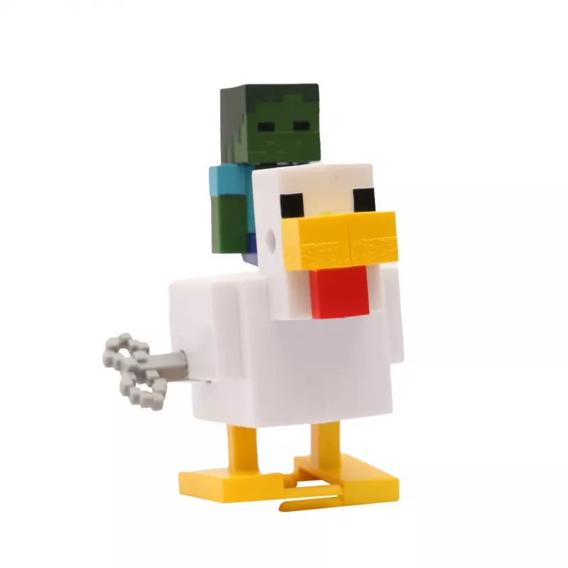 Minecraft S2 3D Aufzieh-Spielzeug - Huhn & Reiter
