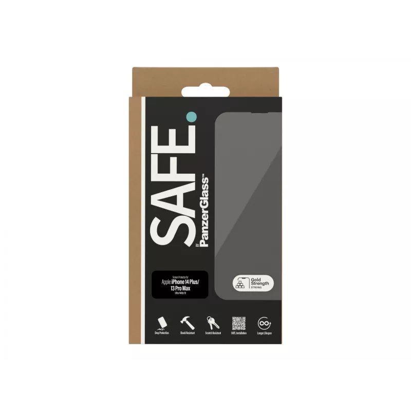 SAFE by PanzerGlass Displayschutzfolie Apple iPhone 14 Plus | 13 Pro Max | Ultra-Wide Fit | PanzerGlass
