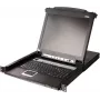 ATEN CL5708MW FR KVM Switch 8-Port 17,3 Zoll LCD SingleRail PS/2-USB VGA