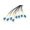 DIGITUS Vorkonfektionierte Fibre Optic Universal Breakout Cable, Singlemode OS2, 8 Fasern, LC/UPC - LC/UPC
