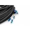 DIGITUS Vorkonfektionierte Fibre Optic Universal Breakout Cable, Singlemode OS2, 8 Fasern, LC/UPC - LC/UPC