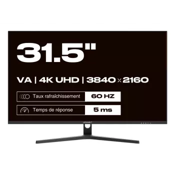JAPANNEXT 4K UHD Monitor 80 cm (31,5) 3840x2160 Pixel, VA-Panel, 5 ms, 60 Hz, AMD FreeSync, HDMI, DisplayPort (JN-V315UHDR)